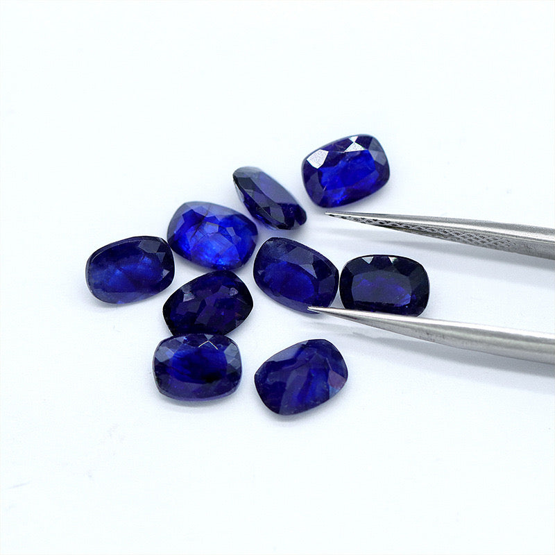 Natural Royal Blue Sapphire｜Recktangle |1Pc｜Size: 4-8mm｜0.05-5.0ct