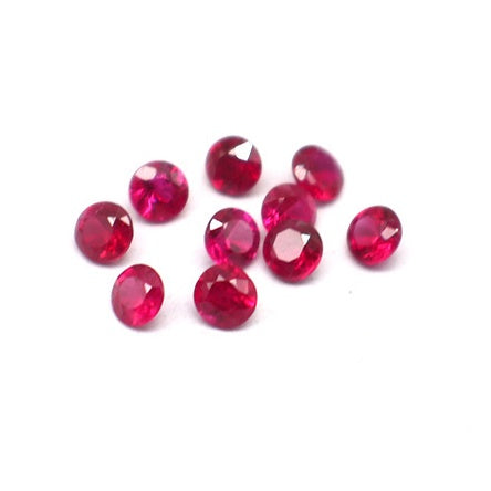 Natural Ruby｜Round |5 Pcs｜Size: 0.8-1.35mm