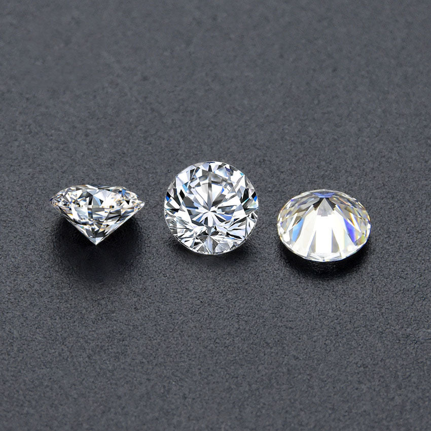 Moissanite｜GRA Certified D Color｜Round |1Pc｜Size: 1-2mm｜0.05-5.0ct