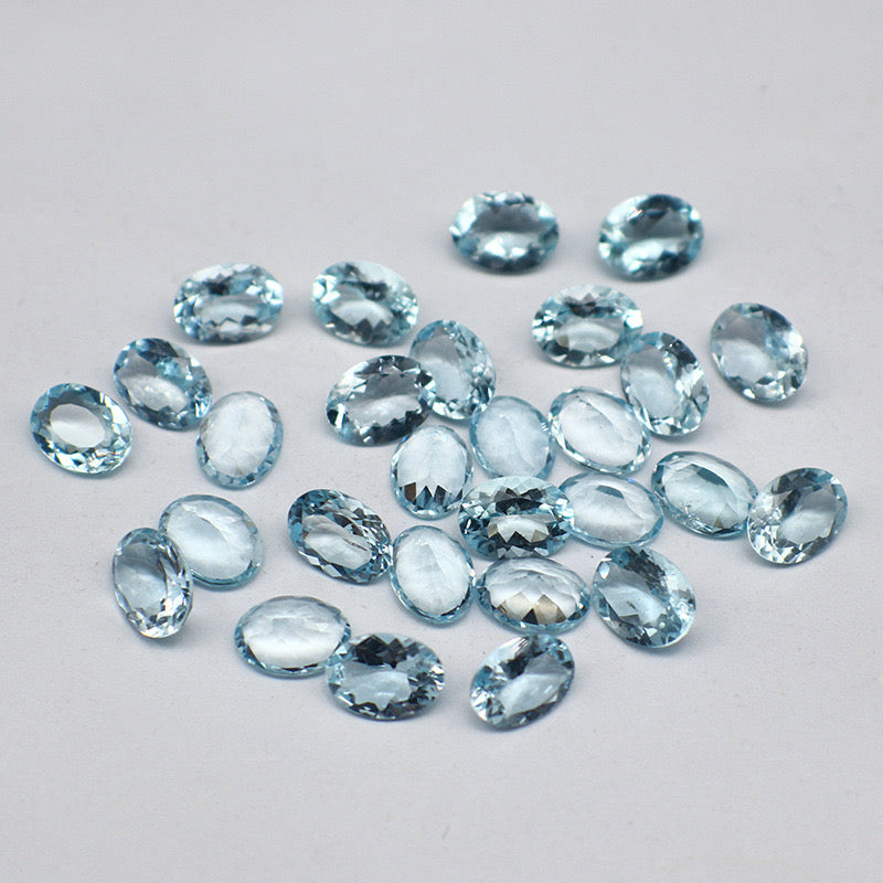 Natural  Aquamarine｜Oval |1Pc｜Size: 2-9mm