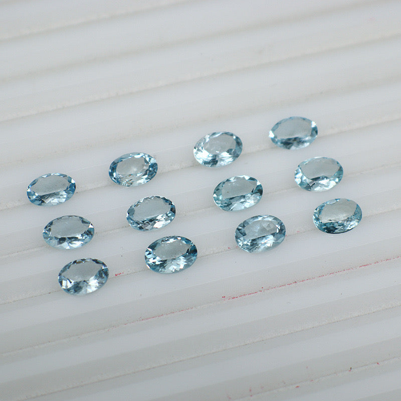 Natural  Aquamarine｜Oval |1Pc｜Size: 2-9mm