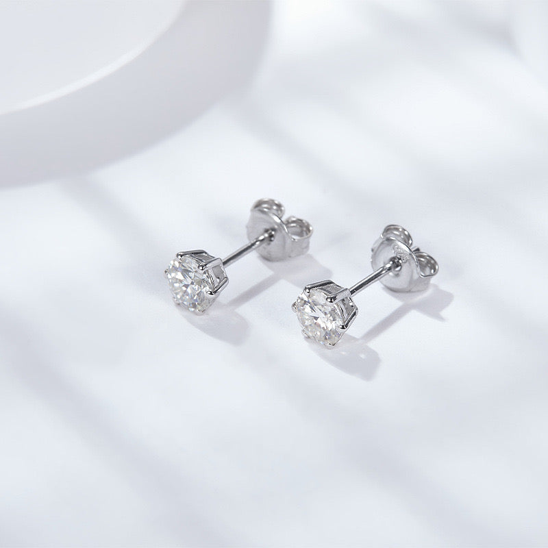 Moissanite Earrings GRA Certified D Color｜S925 Sterling Silver