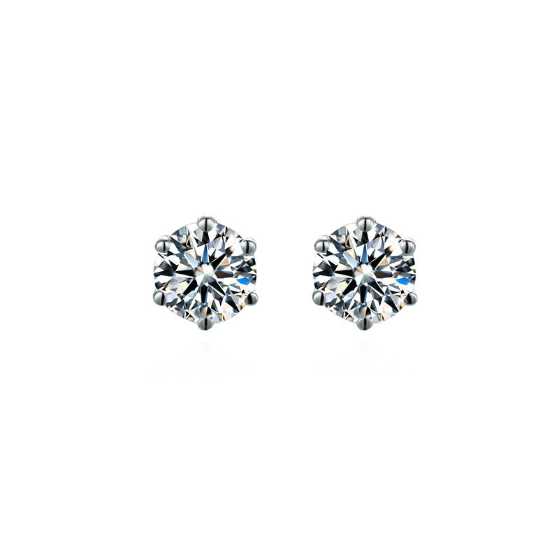 Moissanite Earrings GRA Certified D Color｜S925 Sterling Silver