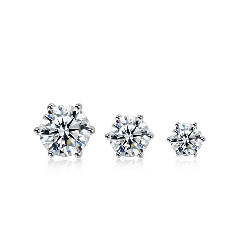 Moissanite Earrings GRA Certified D Color｜S925 Sterling Silver