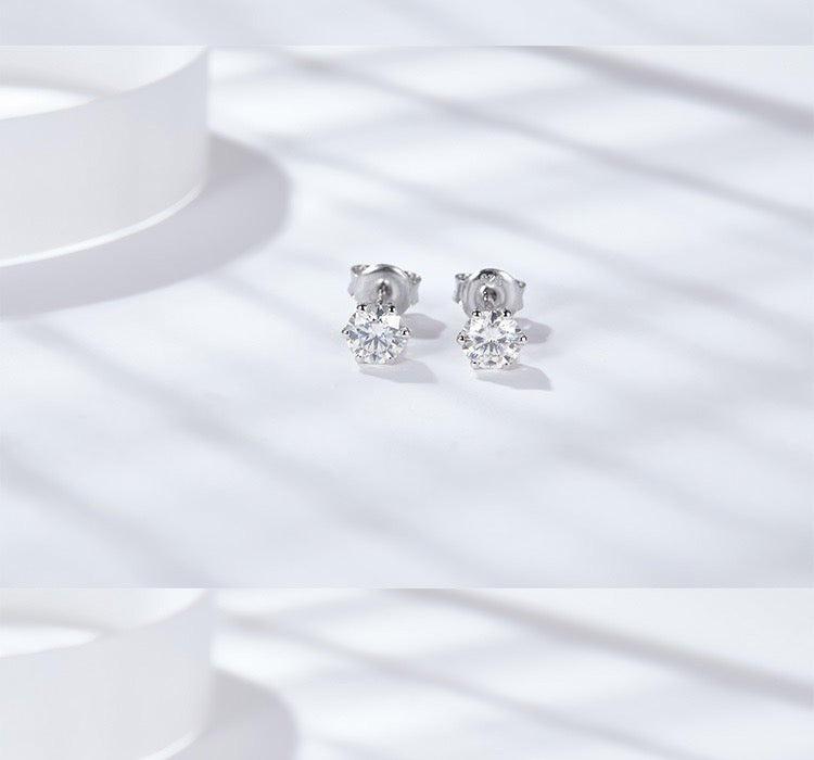 Moissanite Earrings GRA Certified D Color｜S925 Sterling Silver