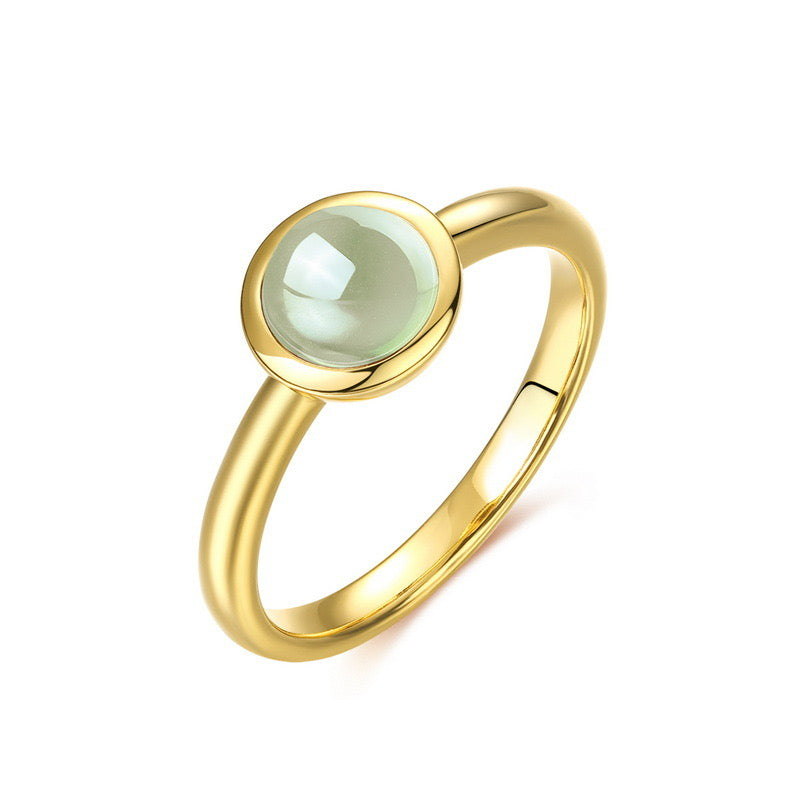 Natural Colorful Gemstone Candy Rings｜S925 Sterling Silver 10K Gold Plated