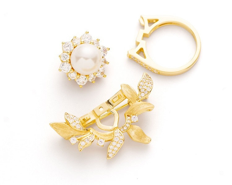 Pearl 2 Ways Brooch｜S925 Sterling Silver